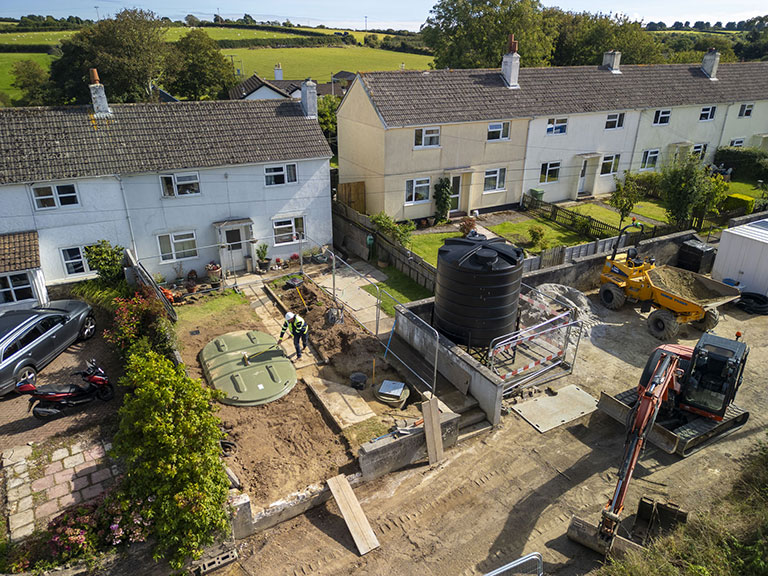 Premier Water Solution Installing a Wastewater Treatment System